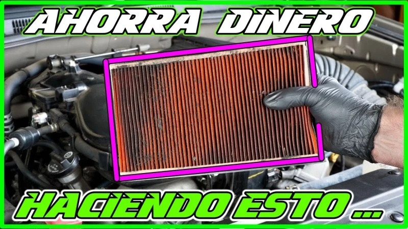 Cómo reparar un filtro de aire sucio en casa