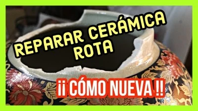 Consejos para restaurar objetos de cerámica rota