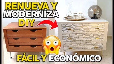 Cómo hacer que un mueble viejo vuelva a lucir nuevo