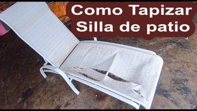 Cómo arreglar una silla de jardín que no se pliega