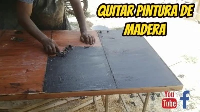 Consejos para quitar pintura de madera sin dañar el acabado