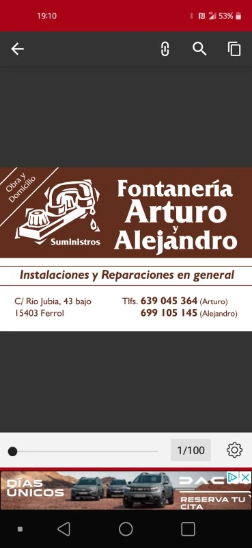 Fontaneria Arturo y Alejandro Ferrol
