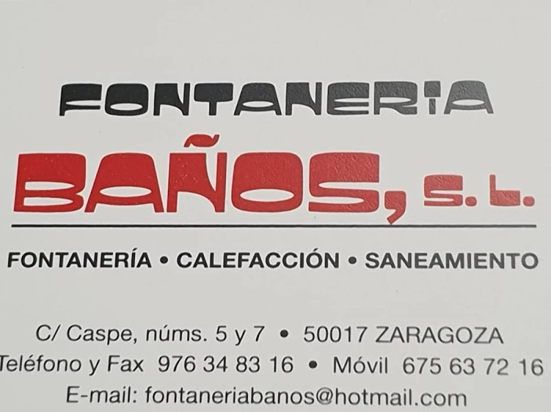 Fontanería Baños S.L.