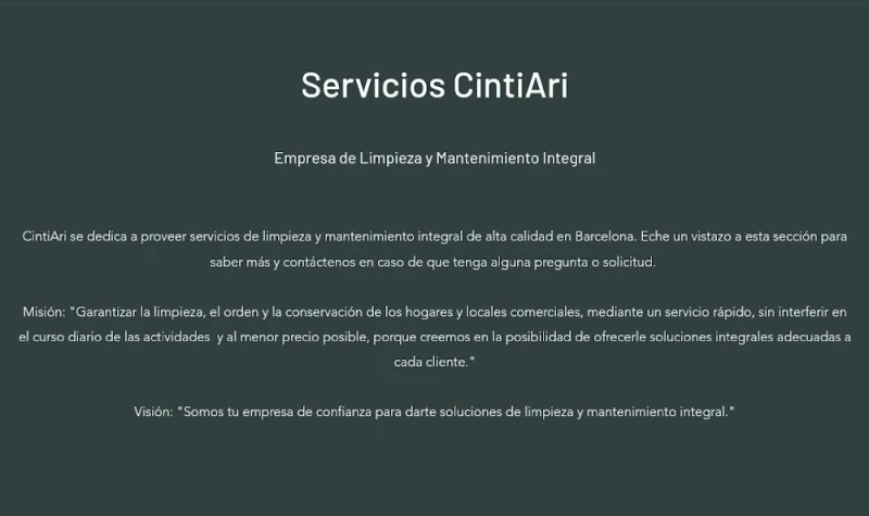 Servicios CintiAri