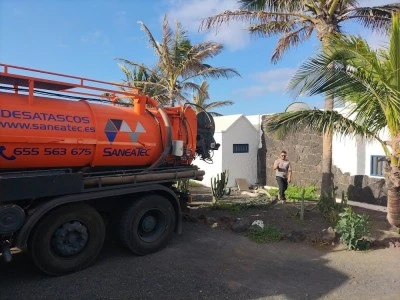 Desatascos SANEATEC en Lanzarote