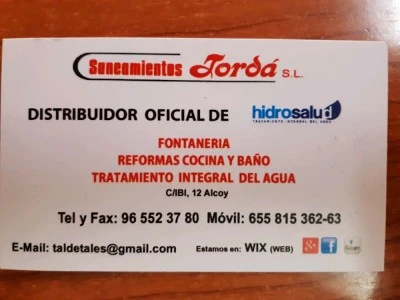 Fontanería Saneamientos Jordá
